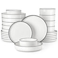 Porcelain Dinnerware Set Bowl & Plate Set Kitchen Dishware Set