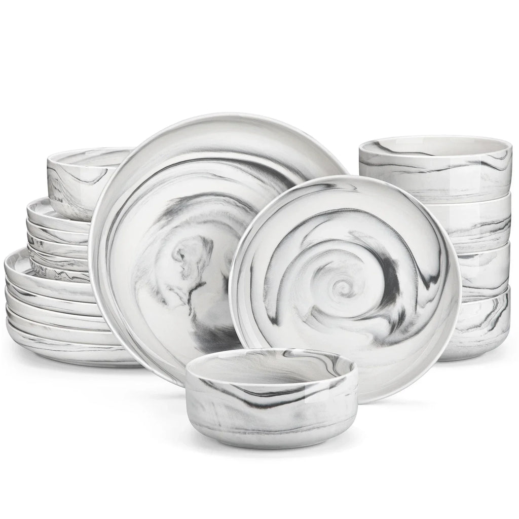 Porcelain Dinnerware Set Dishware Kitchen Tableware Set